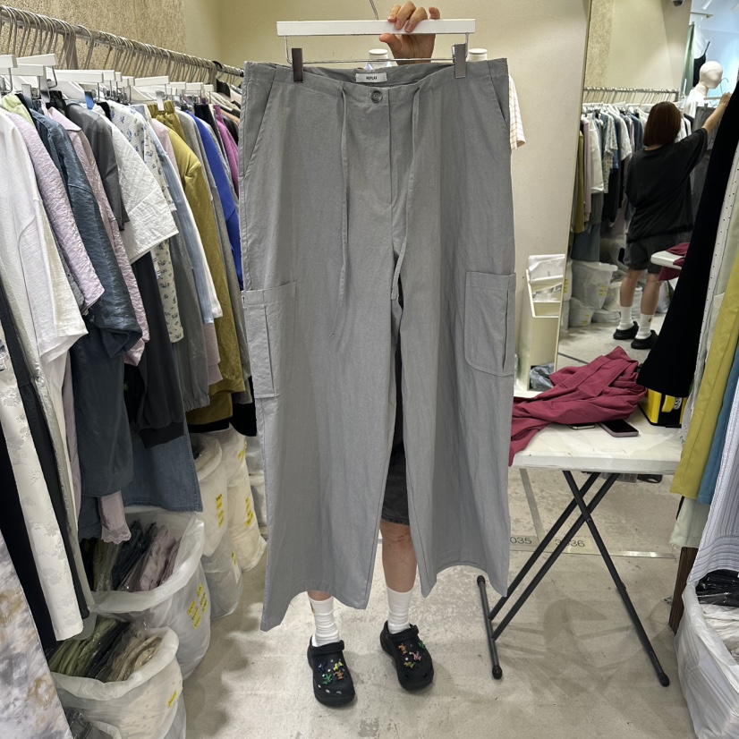 REFLAT韓國代購女士新品26夏季推薦時尚職業熱賣休閑褲口袋REFLAT休閑褲圖色2