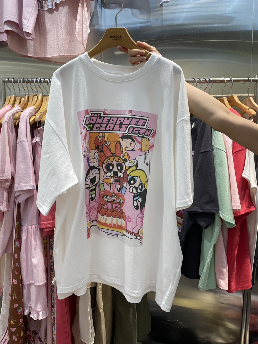 MENDL S韓國直郵女裝新款休閑推薦職業人氣熱賣26夏季T恤MENDL ST恤圖色1
