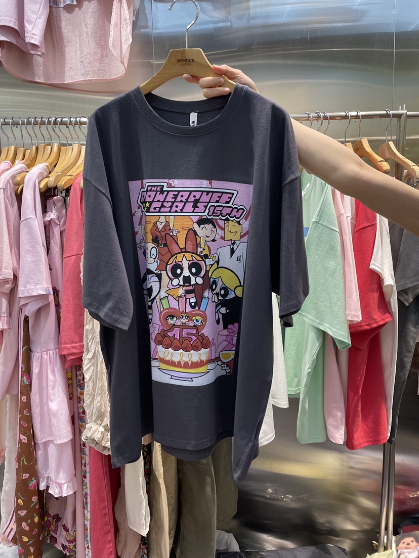 MENDL S韓國直郵女裝新款休閑推薦職業人氣熱賣26夏季T恤MENDL ST恤圖色2