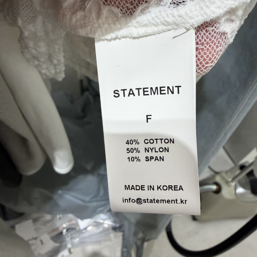 STATEMENT韓國東大門代購女裝新款時尚26春夏職業吊帶背心STATEMENT吊帶/背心