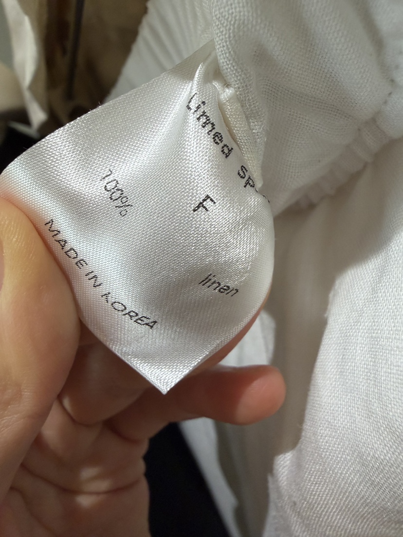LIMED SPRUCE韓國東大門代購女裝新品26夏季休閑褲亞麻布Limed Spruce休閑褲