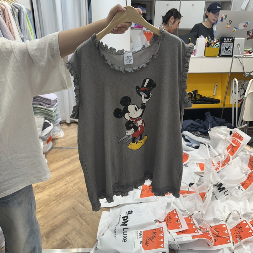 DE LINE韓國直郵女裝新款時尚職業推薦吊帶背心不含無袖DE LINE吊帶/背心圖色2