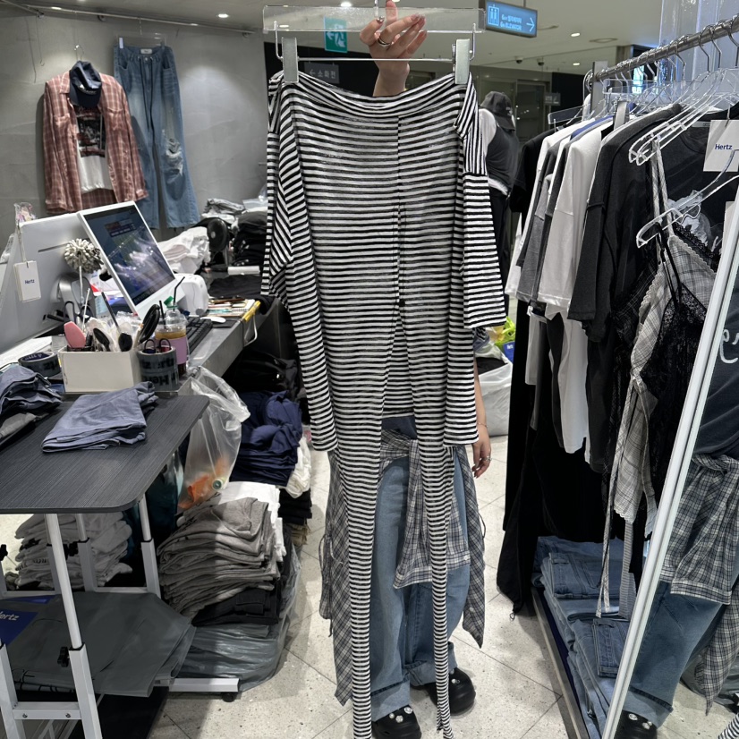 HERTZ-P韓國東大門直郵女裝新品推薦休閑26春夏職業T恤SHERTZ-PT恤