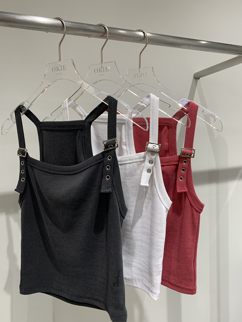 OKIE韓國直郵女士新品26夏季推薦休閑時尚熱賣職業吊帶背心OKIE吊帶/背心