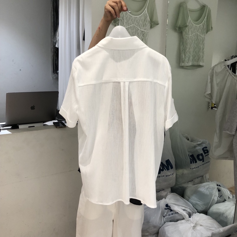 AUBE韓國直郵女裝新品推薦休閑時尚26春夏26夏季襯衫蕾絲衫SAUBE襯衫/蕾絲衫