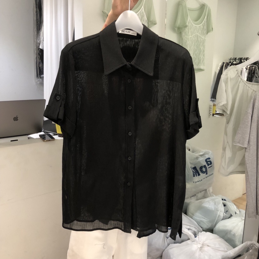 AUBE韓國直郵女裝新品推薦休閑時尚26春夏26夏季襯衫蕾絲衫SAUBE襯衫/蕾絲衫圖色3