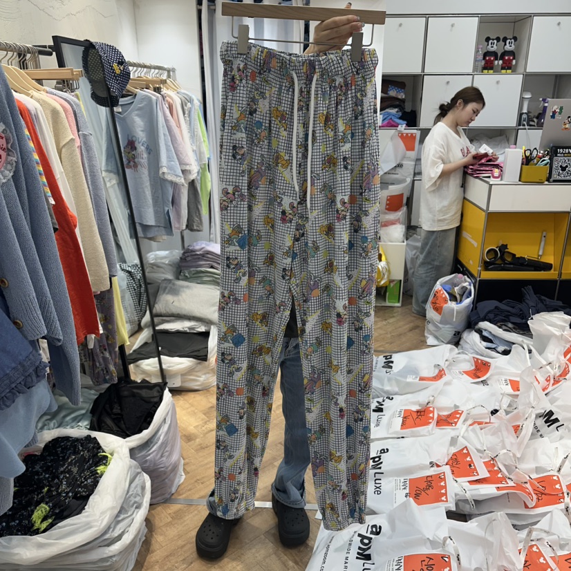 DE LINE韓國東大門直郵女士新品推薦人氣休閑時尚休閑褲DE LINE休閑褲圖色1