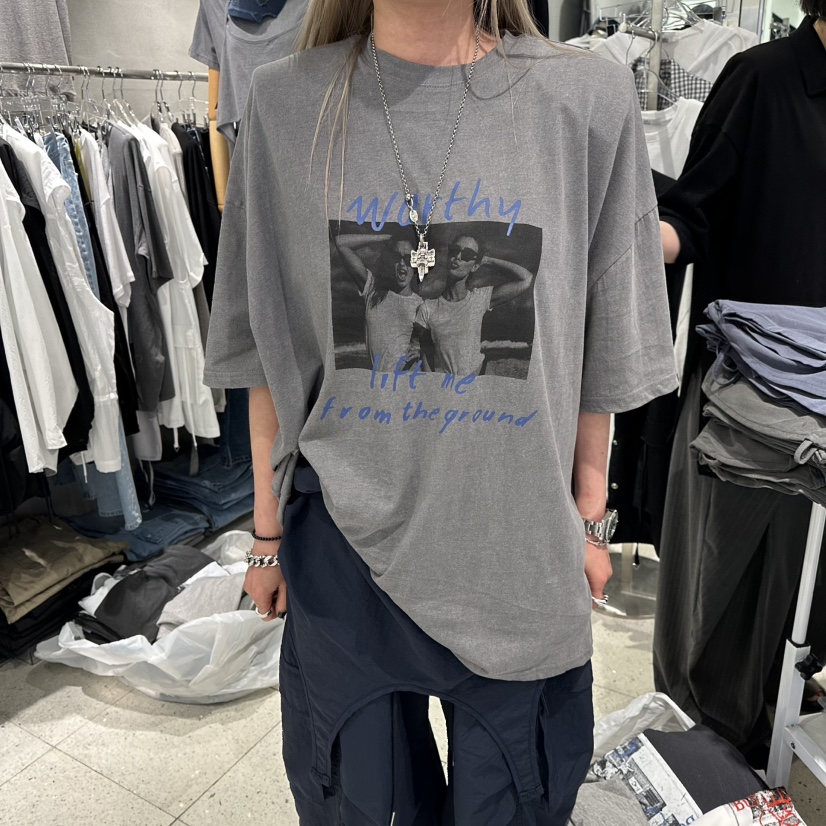 HERTZ-P韓國直郵女裝新款熱賣26春夏推薦職業26夏季人氣T恤HERTZ-PT恤圖色2