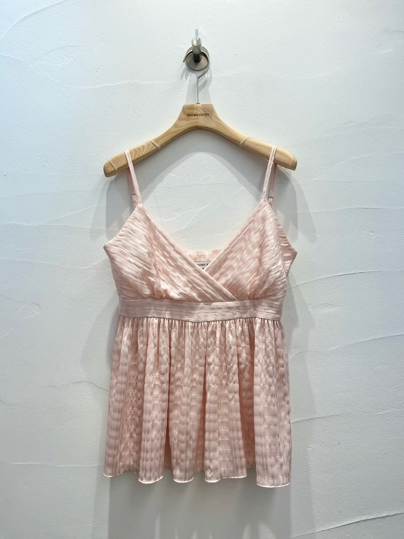 BROWN PAPER韓國東大門代購女士新品人氣26春夏吊帶背心無袖BROWN PAPER吊帶/背心圖色3