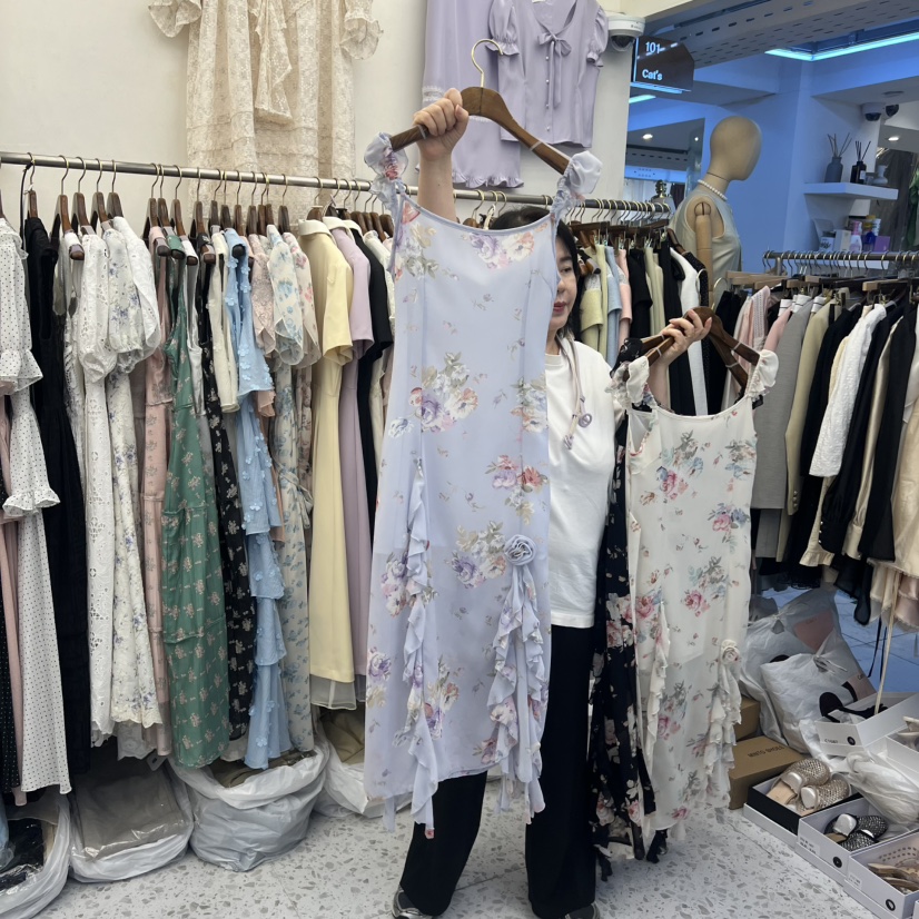 CATS韓國直郵實拍女裝新品推薦26夏季人氣時尚休閑連衣裙CAT.S連衣裙圖色1