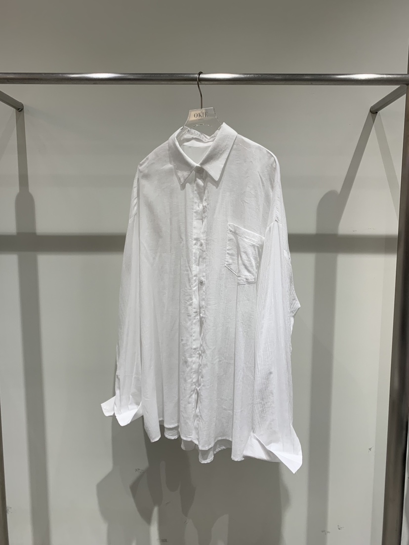 OKIE韓國代購女裝新品熱賣26春夏休閑人氣襯衫蕾絲衫大號OKIE襯衫/蕾絲衫圖色1