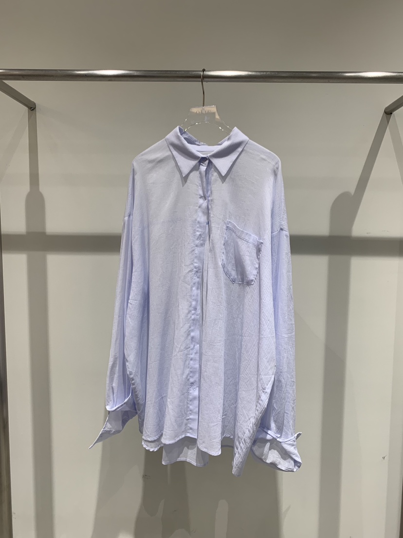 OKIE韓國代購女裝新品熱賣26春夏休閑人氣襯衫蕾絲衫大號OKIE襯衫/蕾絲衫圖色3