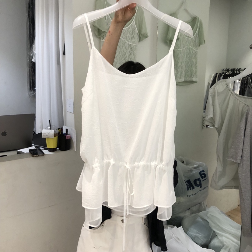 AUBE韓國代購女士新品熱賣推薦休閑26春夏26夏季吊帶背心AUBE吊帶/背心圖色1