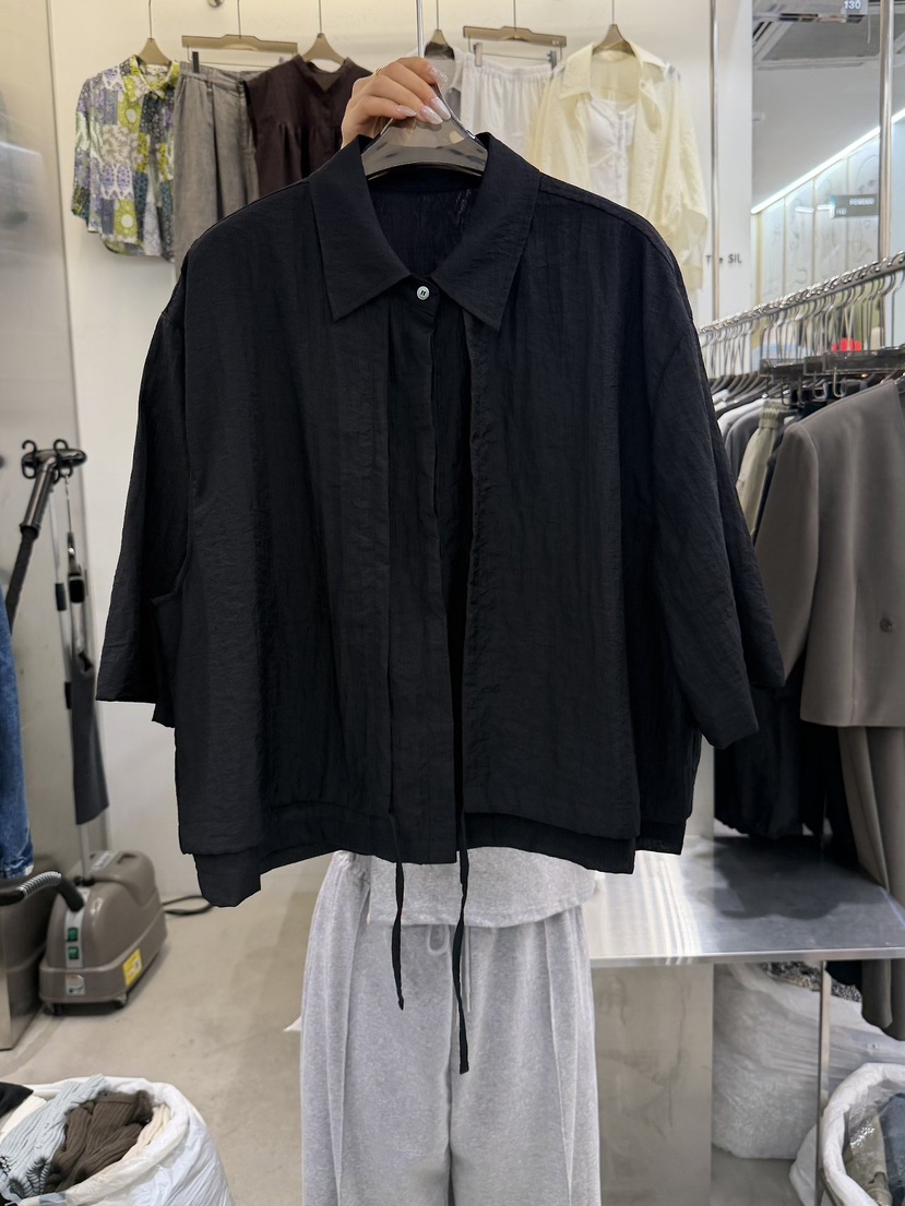 THE SIL東大門實拍韓國女士新款時尚人氣26春夏襯衫蕾絲衫THE SIL/1 2ILLY襯衫/蕾絲衫圖色2