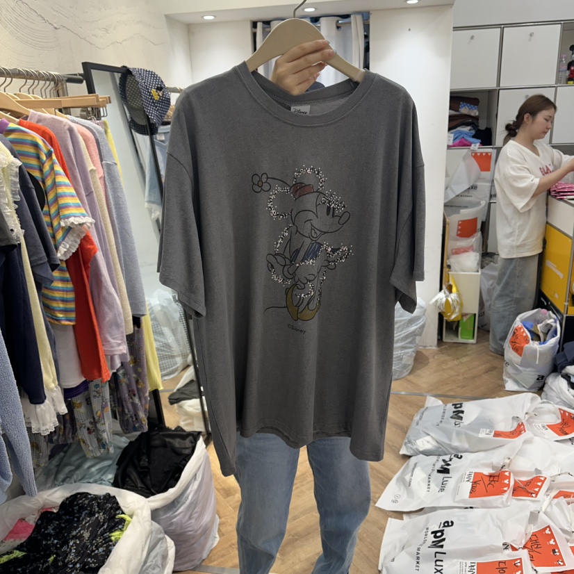 DE LINE東大門實拍韓國女裝新品時尚熱賣職業休閑推薦T恤SDE LINET恤圖色3