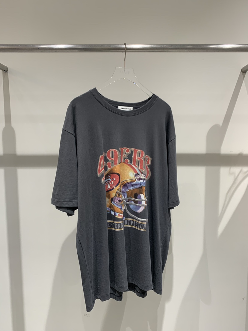 OKIE東大門實拍韓國女裝新品人氣時尚推薦熱賣職業休閑T恤OKIET恤圖色2