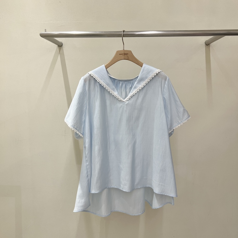 MARIE MARIE韓國直郵女裝新品職業推薦休閑時尚襯衫蕾絲衫LMARIE MARIE襯衫/蕾絲衫圖色2