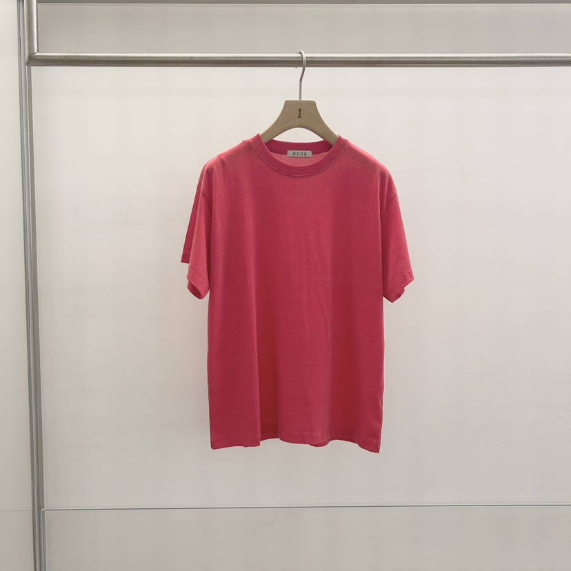 HEHR韓國直郵實拍女裝新品職業26春夏推薦休閑26夏季人氣T恤hehr-AUTOMNET恤圖色3