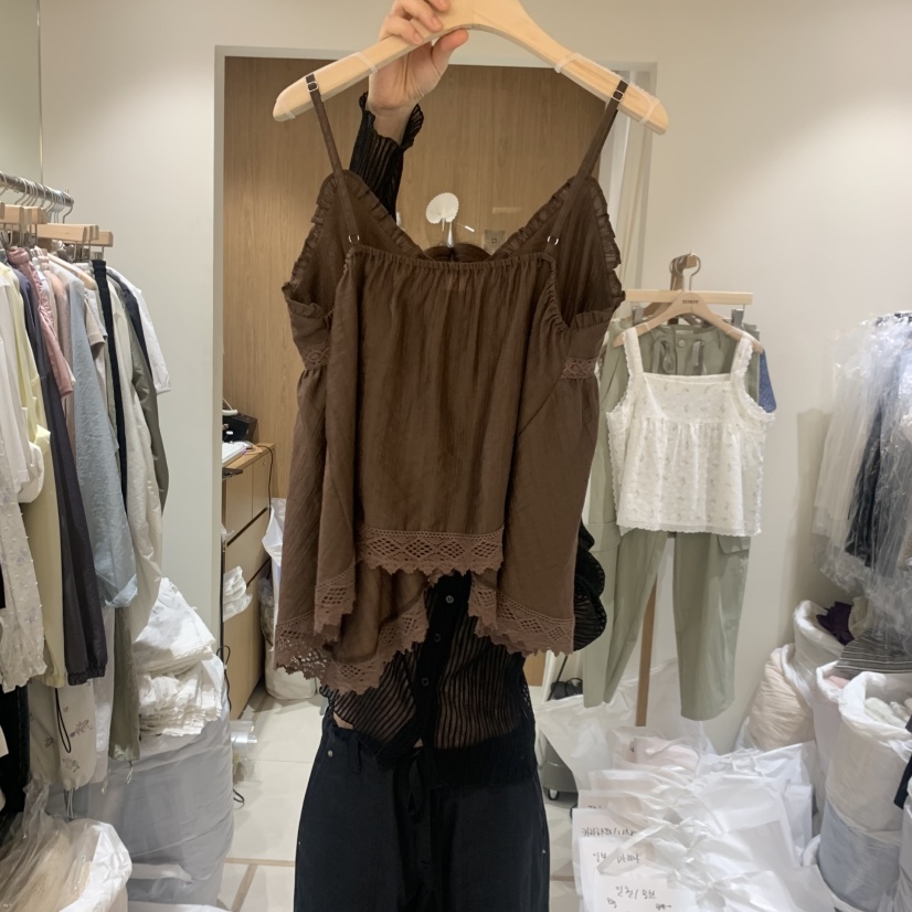 HOWFF韓國直郵女士新款熱賣26夏季時尚職業26春夏吊帶背心HOWFF吊帶/背心