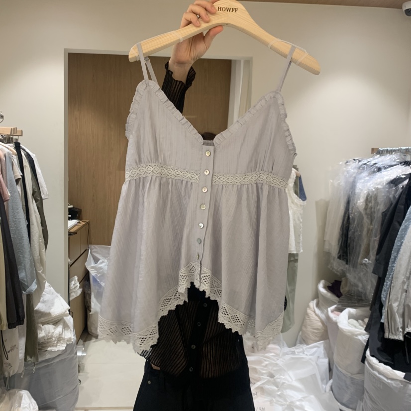 HOWFF韓國直郵女士新款熱賣26夏季時尚職業26春夏吊帶背心HOWFF吊帶/背心圖色2