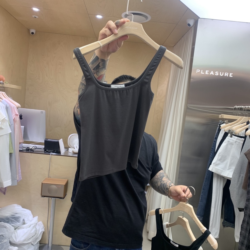 PLEASURE韓國東大門代購女士新款熱賣時尚26夏季吊帶背心PLEASURE吊帶/背心圖色2