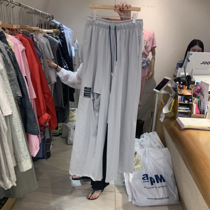 BLACKFRIDAY韓國直郵女士新品熱賣時尚26春夏休閑26夏季休閑褲BLACK FRIDAY休閑褲圖色1
