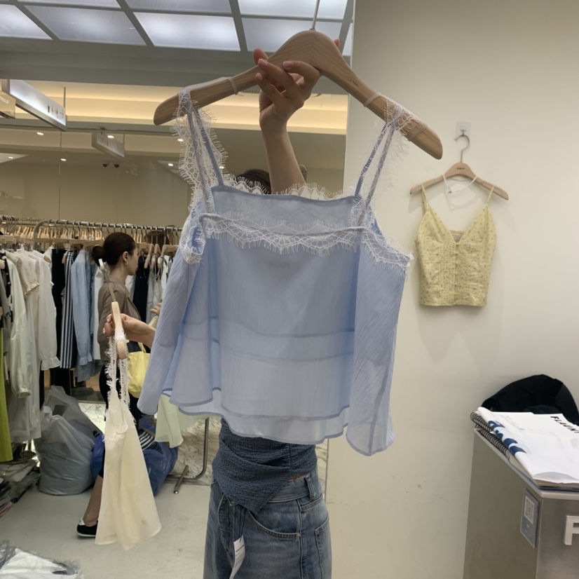 FLAUNT韓國代購女裝新款26夏季人氣26春夏推薦休閑吊帶背心FLAUNT吊帶/背心