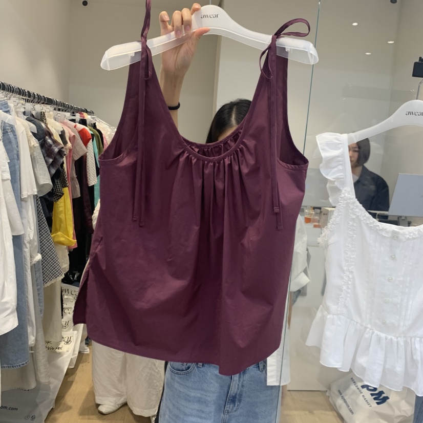 RUMIRU/AWEAR韓國東大門代購女士新品時尚休閑熱賣吊帶背心awear/RUMIRU吊帶/背心圖色1
