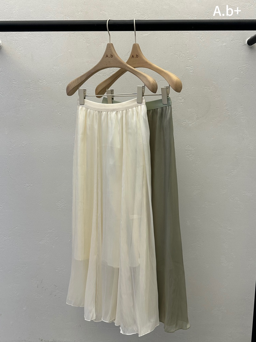 AUTUMN BEIGE PLUS韓國東大門直郵女裝新品26夏季半身裙中短裙A.b/AUTUMN BEIGE半身裙/中短裙圖色2左二色