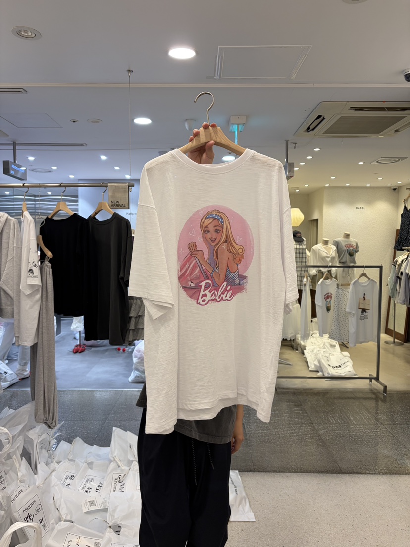 DELICATE韓國東大門直郵女士新品熱賣時尚人氣26春夏26夏季T恤DELICATET恤圖色1