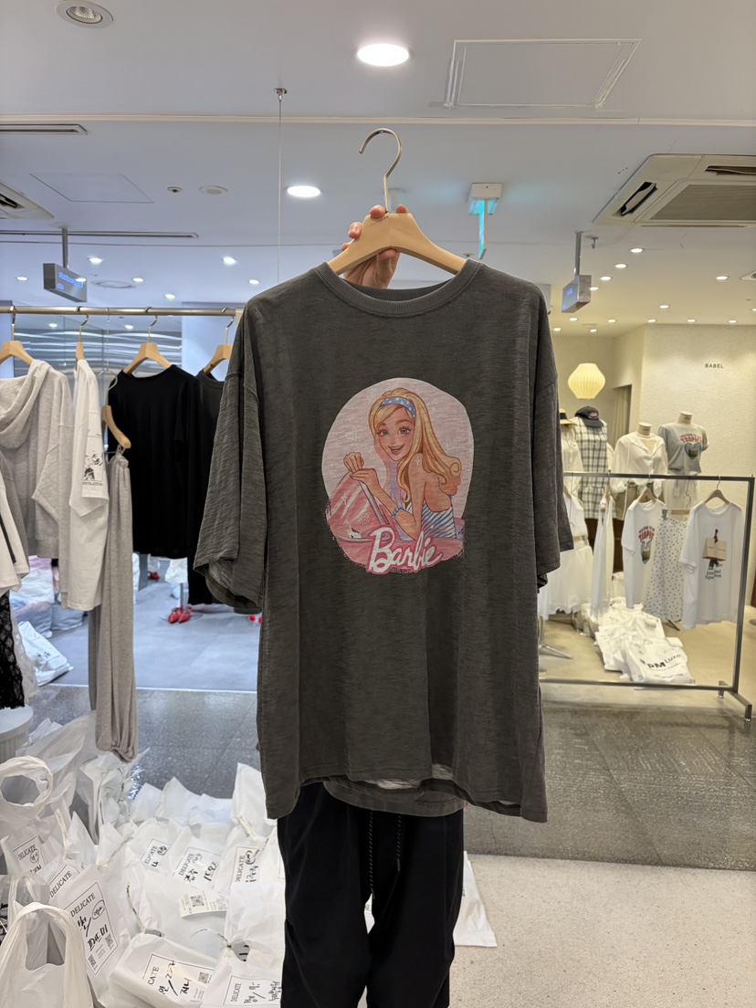 DELICATE韓國東大門直郵女士新品熱賣時尚人氣26春夏26夏季T恤DELICATET恤圖色3