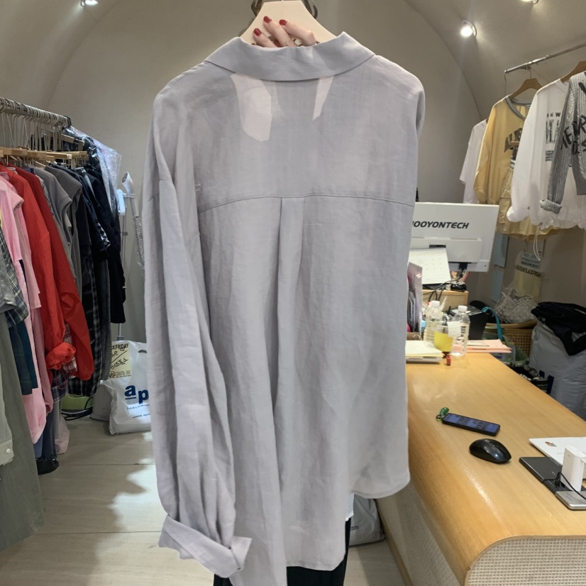BLACKFRIDAY東大門實拍韓國女裝新品時尚人氣襯衫蕾絲衫亞麻BLACK FRIDAY襯衫/蕾絲衫