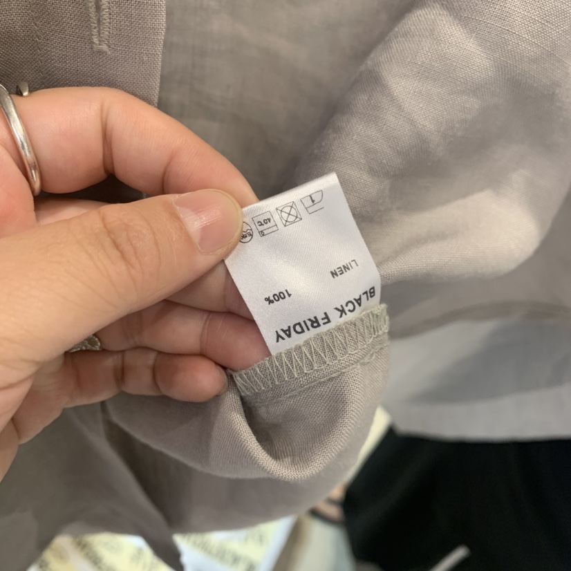 BLACKFRIDAY東大門實拍韓國女裝新品時尚人氣襯衫蕾絲衫亞麻BLACK FRIDAY襯衫/蕾絲衫