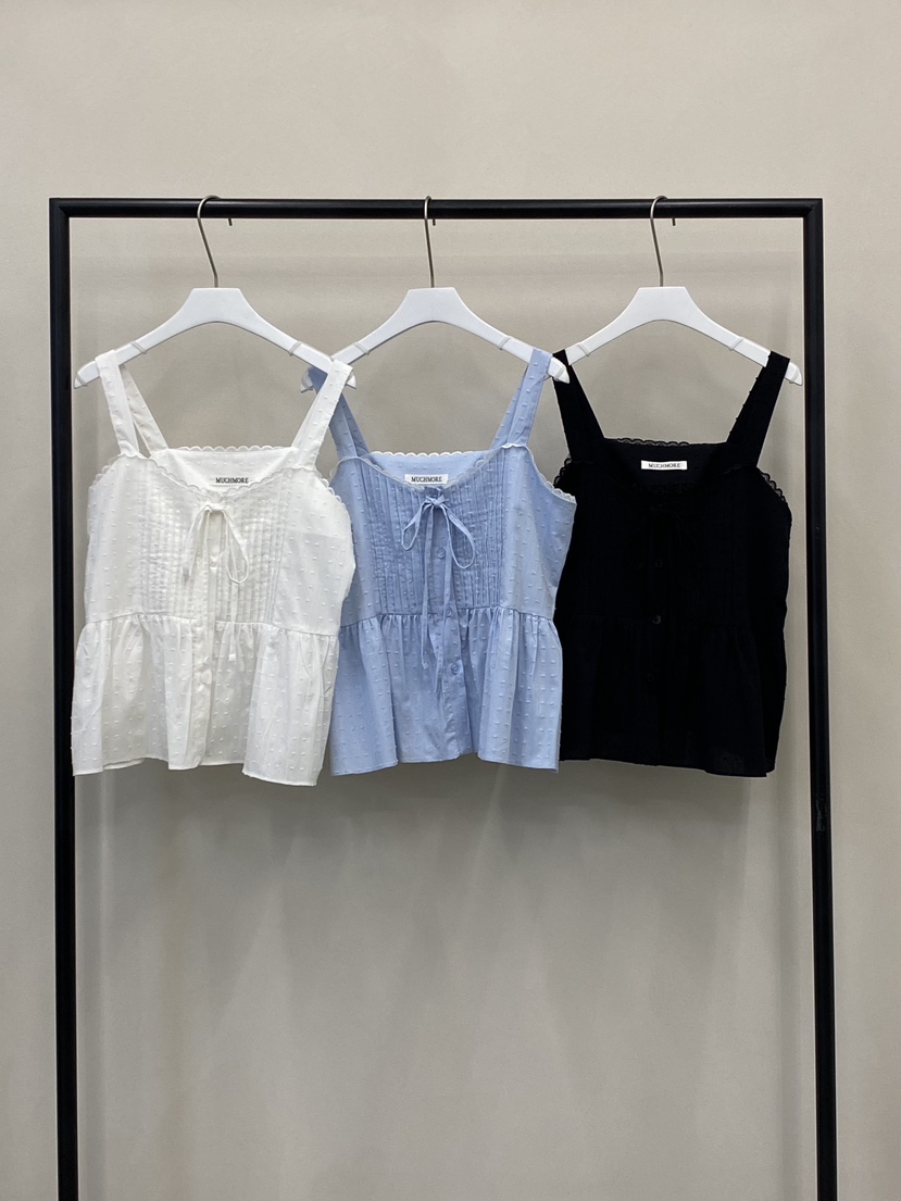MUCH MORE/JACKPOT韓國東大門代購女士新品26夏季吊帶背心SMUCH MORE/JACKPOT吊帶/背心