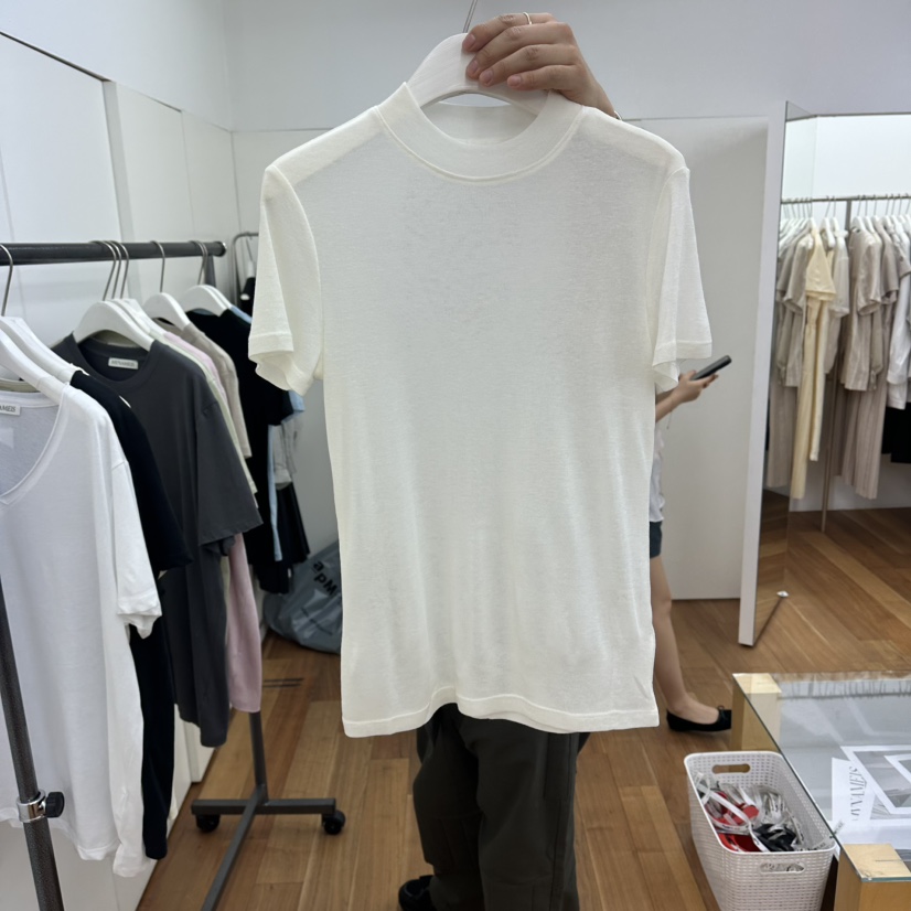 MYNAMEIS/AIME HOPE MAKE韓國直郵女裝新款職業T恤透明MYNAMEIS/AIME HOPE MAKET恤圖色2