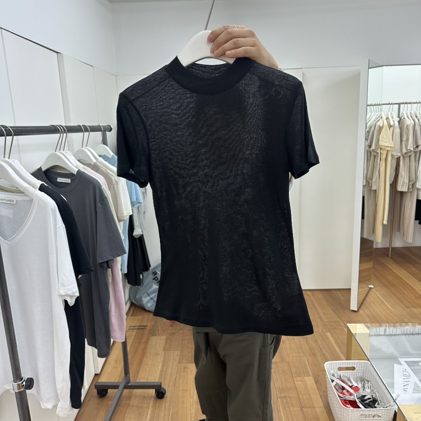 MYNAMEIS/AIME HOPE MAKE韓國直郵女裝新款職業T恤透明MYNAMEIS/AIME HOPE MAKET恤圖色3