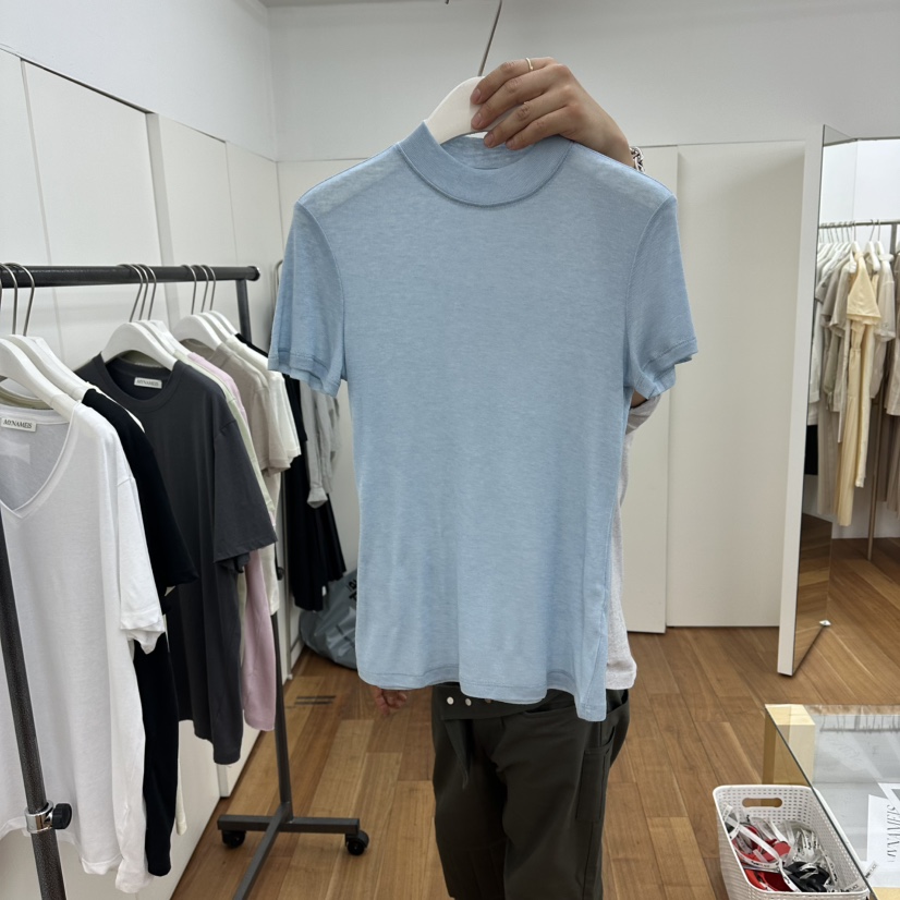 MYNAMEIS/AIME HOPE MAKE韓國直郵女裝新款職業T恤透明MYNAMEIS/AIME HOPE MAKET恤圖色4