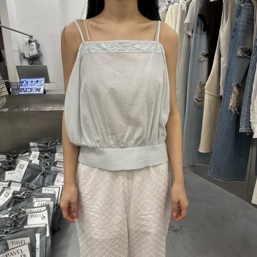 PAVEL東大門實拍韓國女士新款人氣推薦熱賣時尚職業吊帶背心PAVEL吊帶/背心圖色1