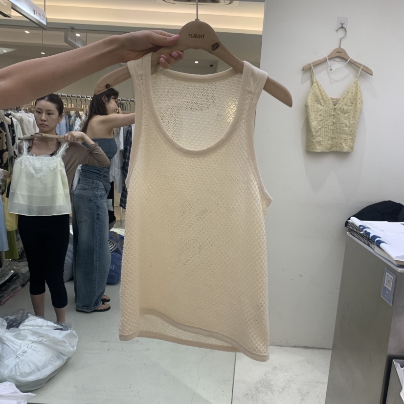 FLAUNT東大門實拍韓國女裝新款休閑職業時尚吊帶背心無袖FLAUNT吊帶/背心圖色1