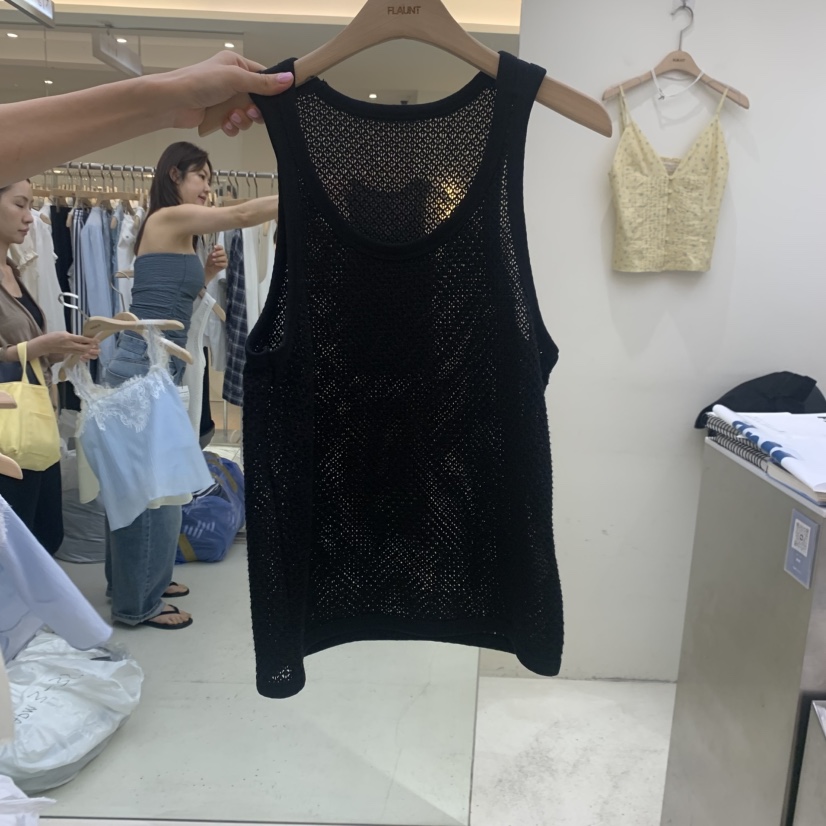 FLAUNT東大門實拍韓國女裝新款休閑職業時尚吊帶背心無袖FLAUNT吊帶/背心圖色3