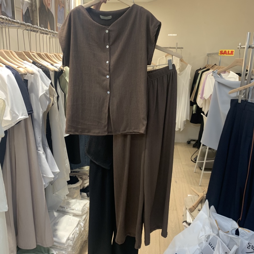 ARCHER韓國直郵女裝新款職業人氣26夏季時尚休閑套裝套裝ARCHER套裝圖色2