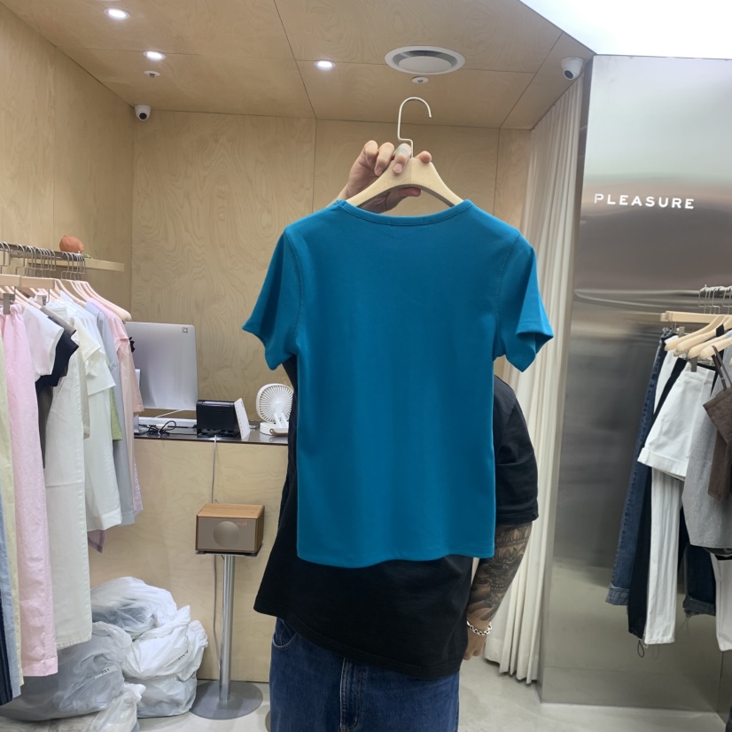PLEASURE韓國東大門直郵女裝新品時尚推薦人氣26春夏職業T恤PLEASURET恤