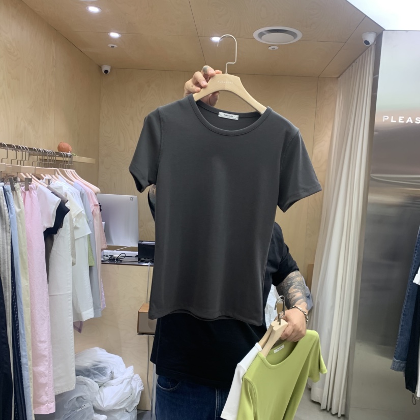 PLEASURE韓國東大門直郵女裝新品時尚推薦人氣26春夏職業T恤PLEASURET恤圖色3