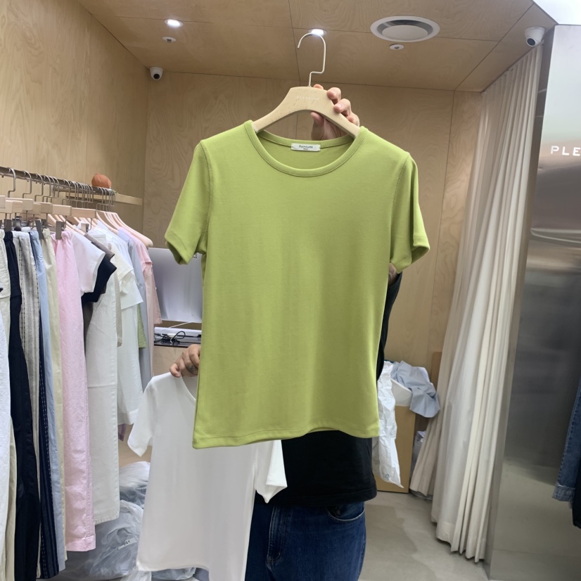 PLEASURE韓國東大門直郵女裝新品時尚推薦人氣26春夏職業T恤PLEASURET恤圖色5