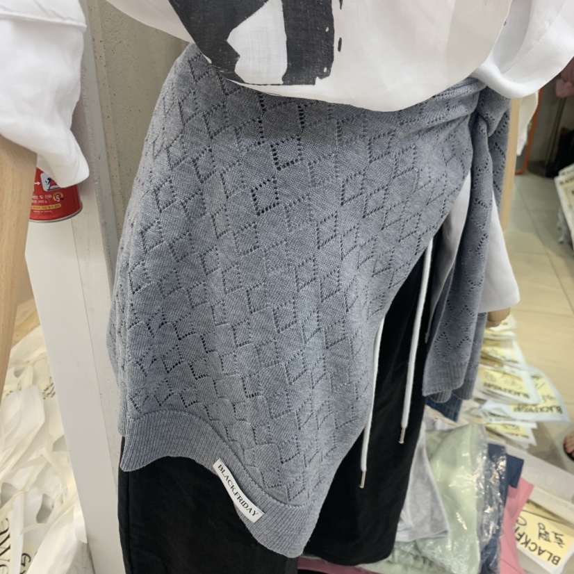BLACKFRIDAY韓國直郵實拍女士新品時尚休閑職業圍巾披肩披肩BLACK FRIDAY圍巾/披肩圖色2