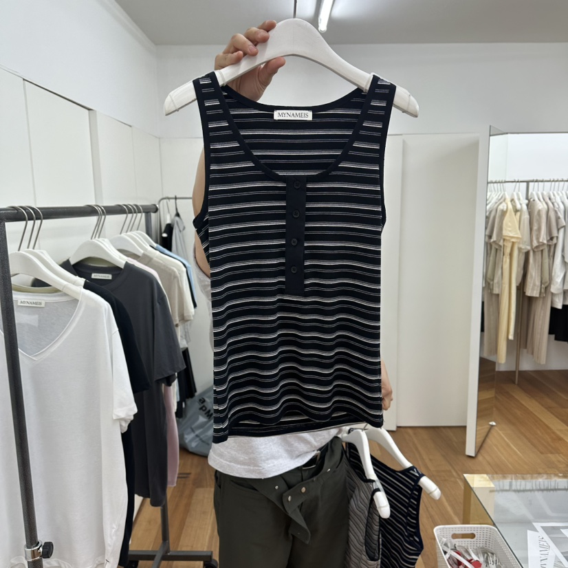 MYNAMEIS/AIME HOPE MAKE韓國直郵實拍女士新款職業吊帶背心無袖SMYNAMEIS/AIME HOPE MAKE吊帶/背心圖色2