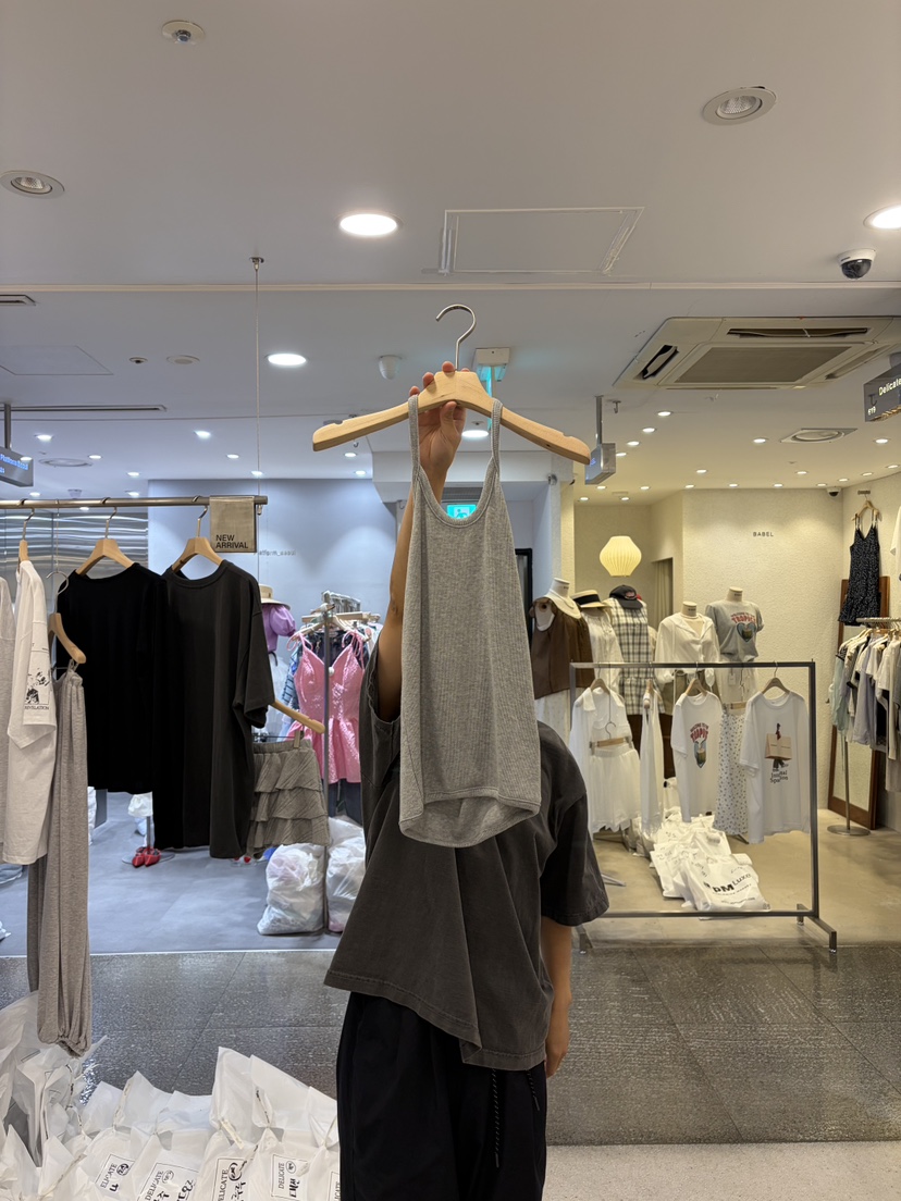 DELICATE韓國直郵女裝新款休閑推薦時尚吊帶背心露背無袖DELICATE吊帶/背心圖色2