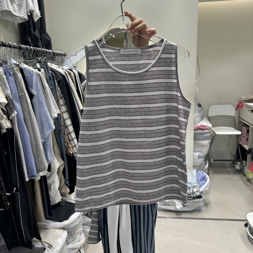 AT THE END韓國代購女裝新品職業26夏季休閑時尚套裝披肩SAT THE END套裝
