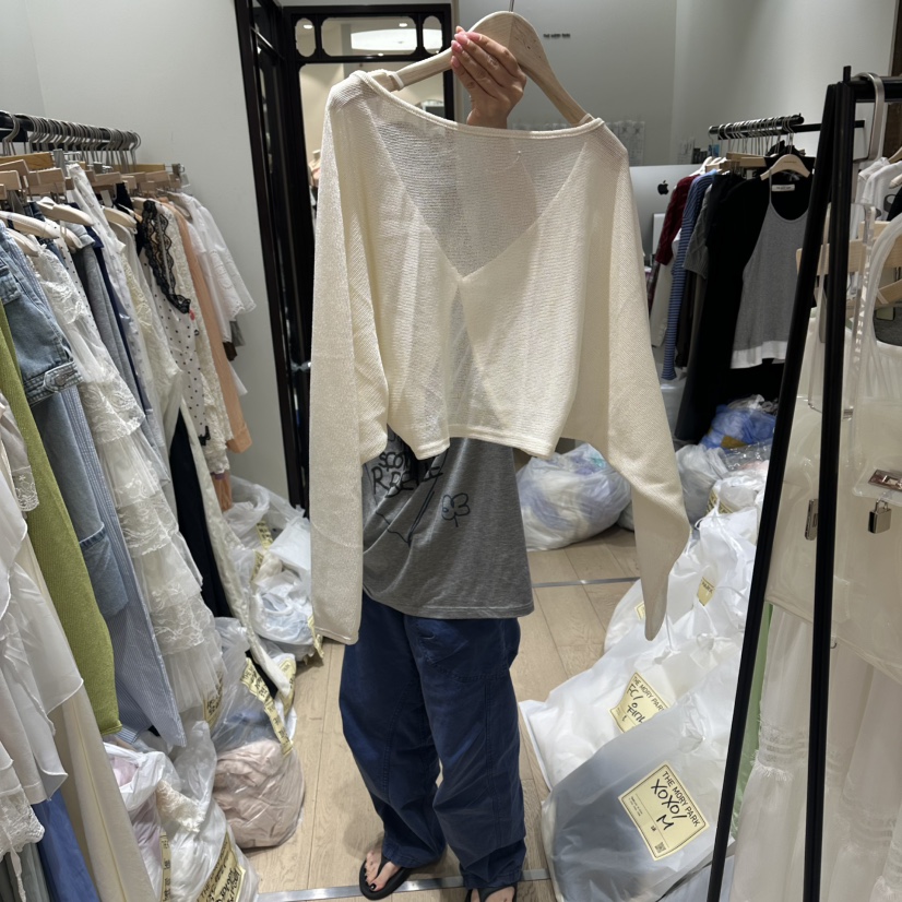 THEMORYPARK韓國東大門代購女裝新款人氣26夏季職業熱賣開衫THE MORY PARK開衫