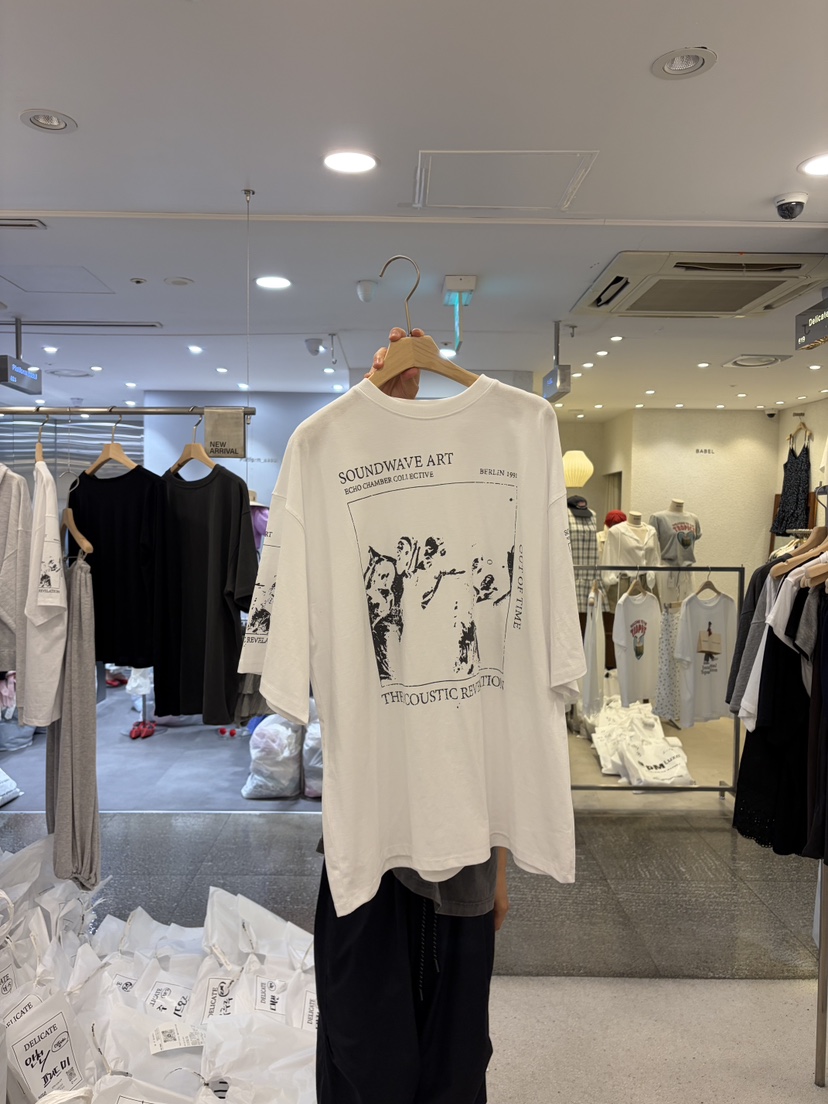 DELICATE韓國代購女士新品職業人氣26夏季時尚26春夏T恤復古DELICATET恤圖色1